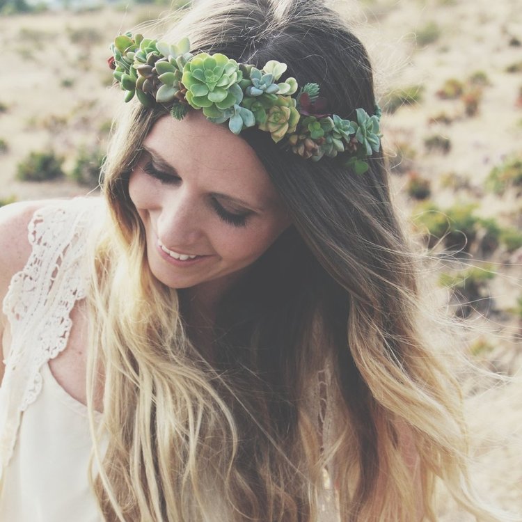 DIY Succulent Crown